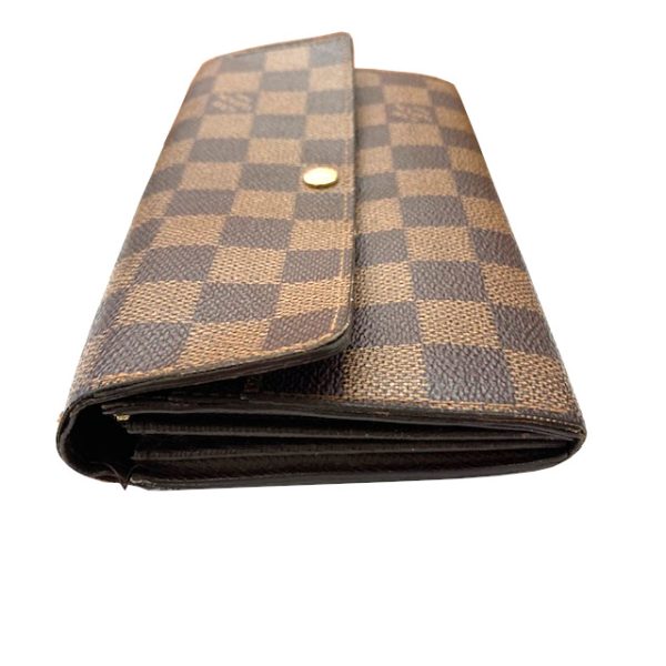 imgrc0091750668 Louis Vuitton Portefeuille Sara Long Wallet Damier Canvas Brown