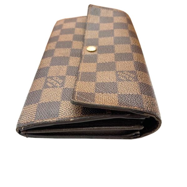 imgrc0091750669 Louis Vuitton Portefeuille Sara Long Wallet Damier Canvas Brown