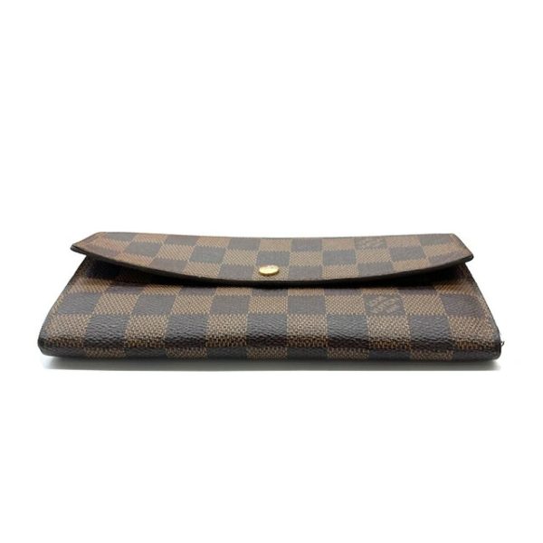 imgrc0091750674 Louis Vuitton Portefeuille Sara Long Wallet Damier Canvas Brown