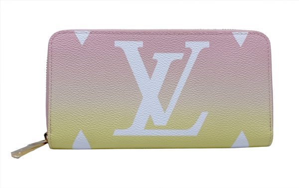 imgrc0091751385 LOUIS VUITTON Zippy Wallet Visor Pool Pink Yellow