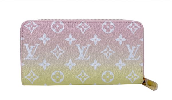 imgrc0091751386 LOUIS VUITTON Zippy Wallet Visor Pool Pink Yellow