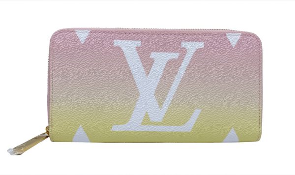 imgrc0091751387 LOUIS VUITTON Zippy Wallet Visor Pool Pink Yellow