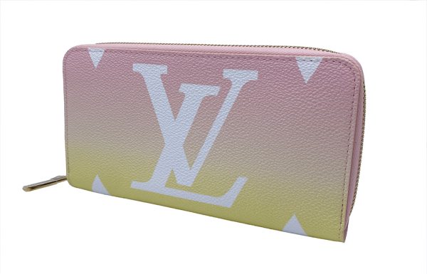 imgrc0091751389 LOUIS VUITTON Zippy Wallet Visor Pool Pink Yellow