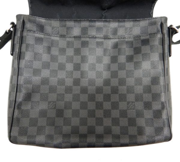 imgrc0091829367 Louis Vuitton Damier Graphite Distrix MM Shoulder Bag Canvas Gray