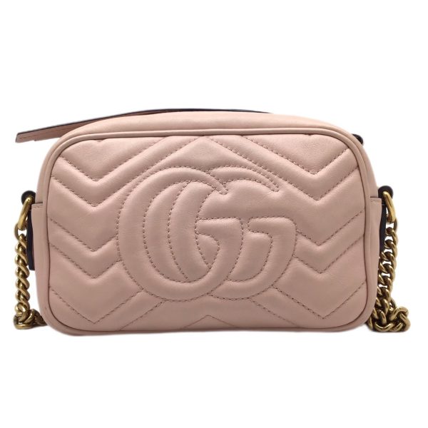 imgrc0091840033 GUCCI GG Marmont Shoulder Bag Leather Pink