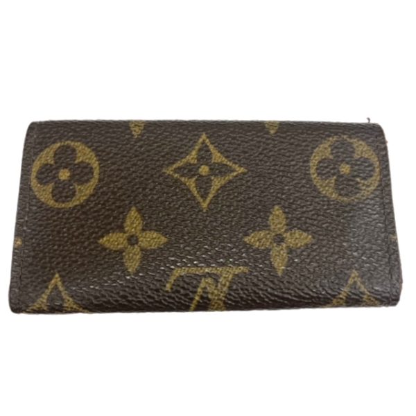 created by Background Eraser Louis Vuitton Multicle 4 Key Case Monogram Canvas Brown