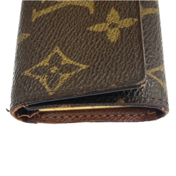 created by Background Eraser Louis Vuitton Multicle 4 Key Case Monogram Canvas Brown