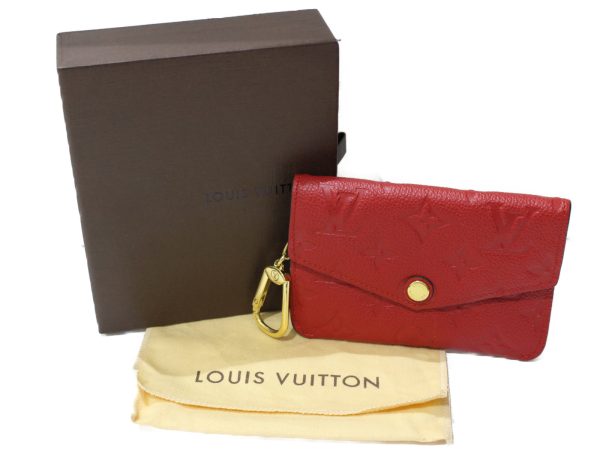 imgrc0091951230 Louis Vuitton Pochette Cle Coin Case Purse Red