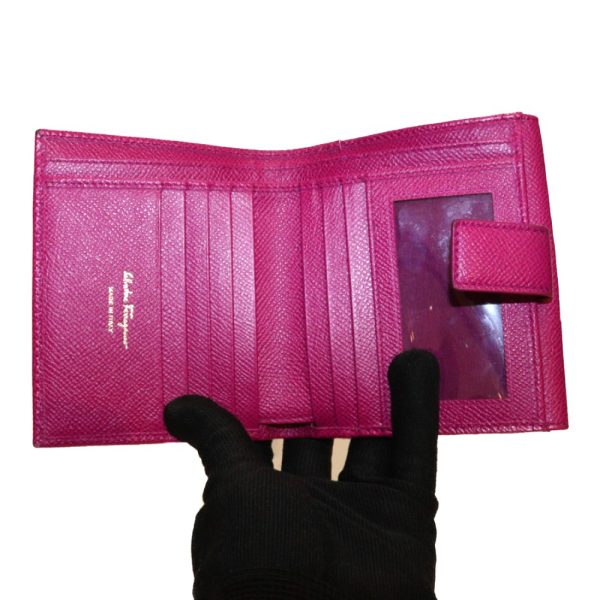 imgrc0091957097 Salvatore Ferragamo Gancini Clip Wallet Pink