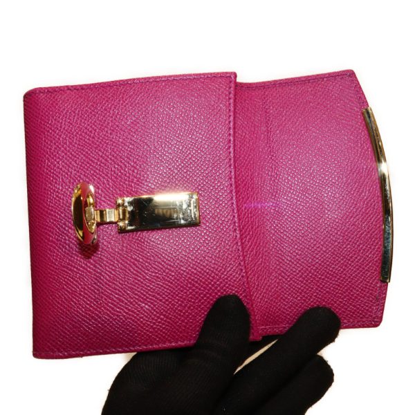 imgrc0091957101 Salvatore Ferragamo Gancini Clip Wallet Pink