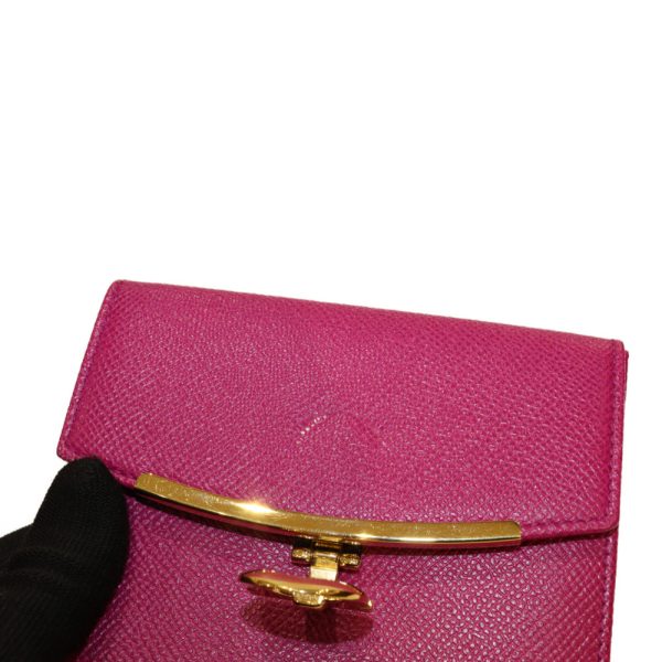 imgrc0091957103 Salvatore Ferragamo Gancini Clip Wallet Pink