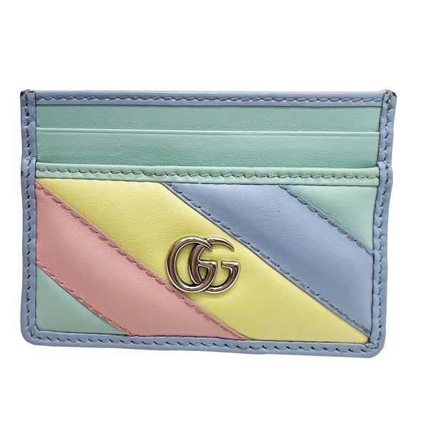 imgrc0092185721 GUCCI GG Marmont Card Case Leather Multicolor