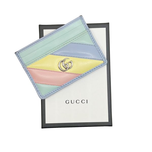 imgrc0092185728 GUCCI GG Marmont Card Case Leather Multicolor