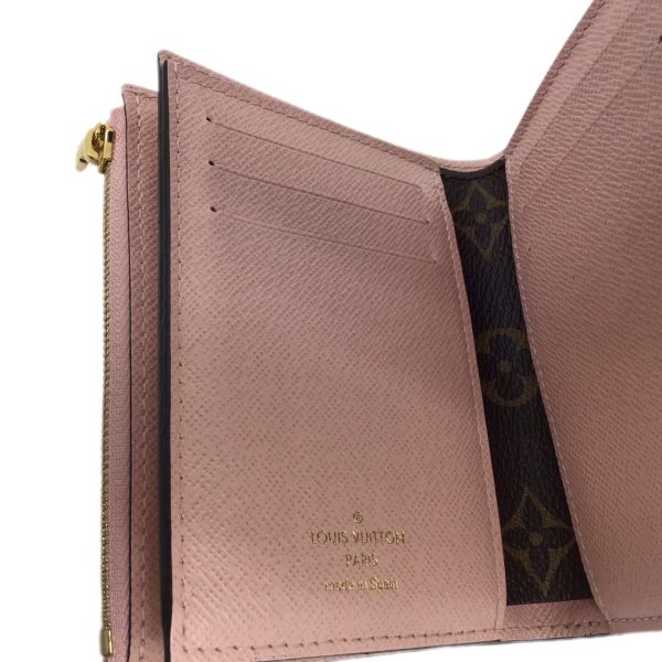 imgrc0092228586 LOUIS VUITTON Portefeuille Arianne Bifold Wallet Pink Brown