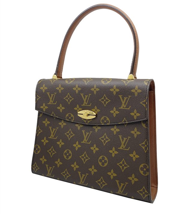 imgrc0092228931 LOUIS VUITTON Malsherbe Handbag Monogram Brown