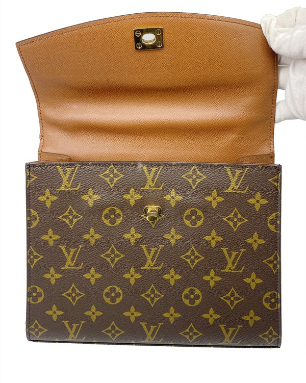 imgrc0092228947 LOUIS VUITTON Malsherbe Handbag Monogram Brown