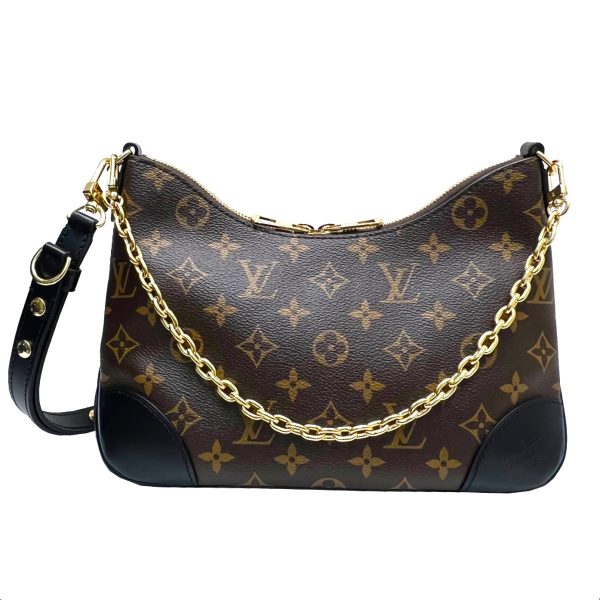 imgrc0092247000 LOUIS VUITTON Boulogne NM Monogram Leather Black