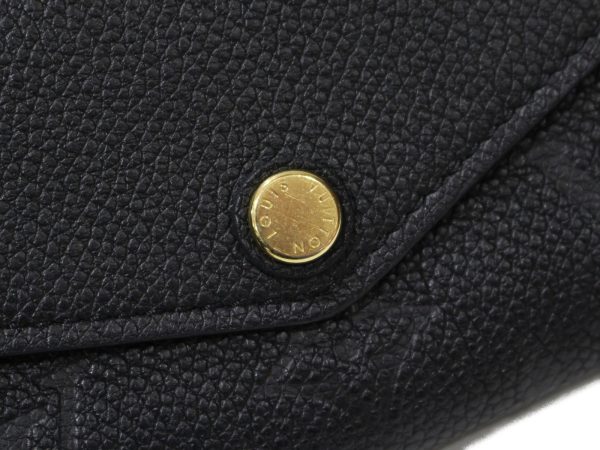 imgrc0092274840 Louis Vuitton Portefeuille Sara Long Wallet Black