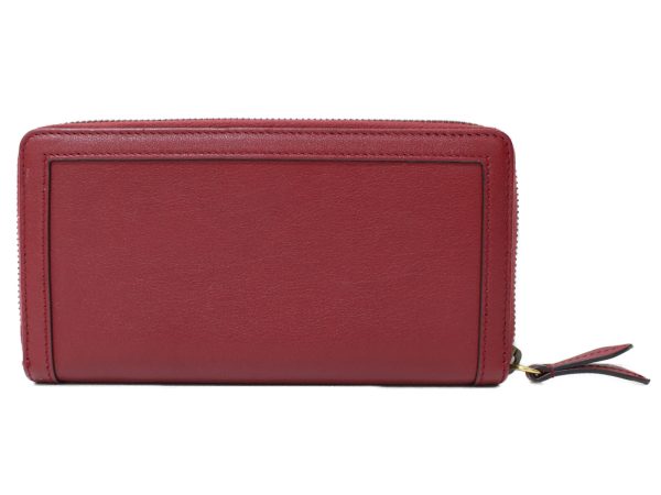 imgrc0092387117 Gucci Diana Zip Around Long Wallet Bamboo Red