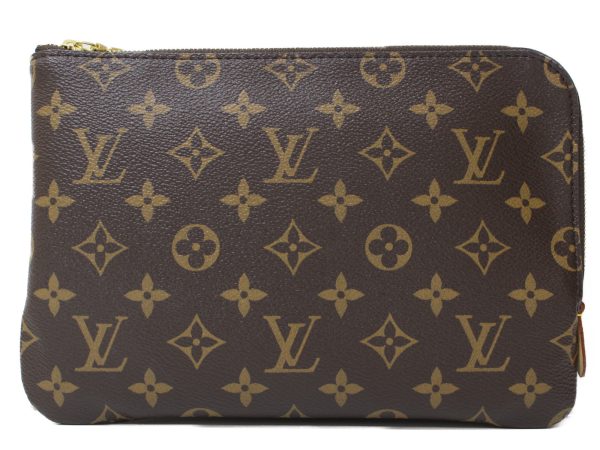 imgrc0092455545 Louis Vuitton Etuit Voyage PM Pouch Monogram Brown