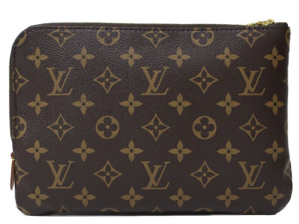 imgrc0092455546 Louis Vuitton Etuit Voyage PM Pouch Monogram Brown