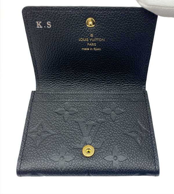 imgrc0092552425 LOUIS VUITTON Anvelop Carte de Visite Card Case Empreinte Noir Black