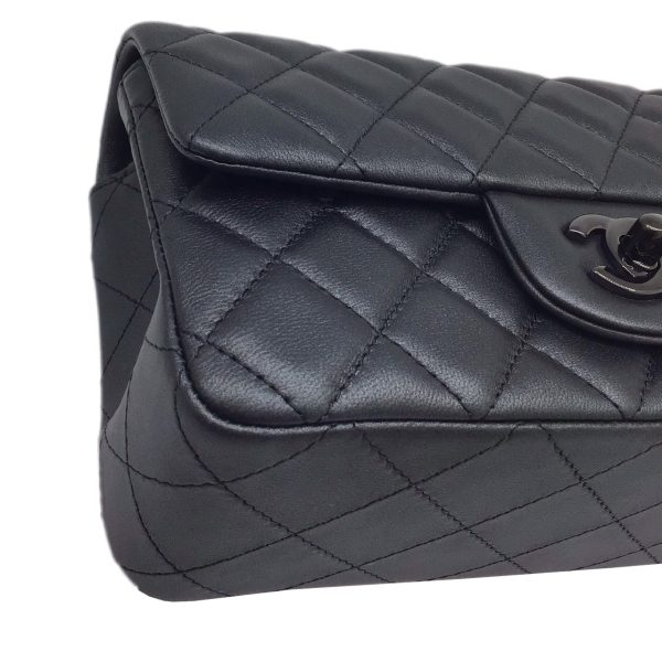 imgrc0092557598 CHANEL Mini Matelasse Mini Flap Bag Lamb Black