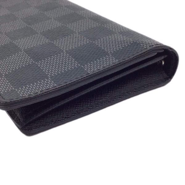 imgrc0092678662 LOUIS VUITTON Portefeuille Brazza Long Wallet Damier Graphite