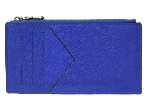 imgrc0092680754 Louis Vuitton Taiga Coin Card Case Blue Leather