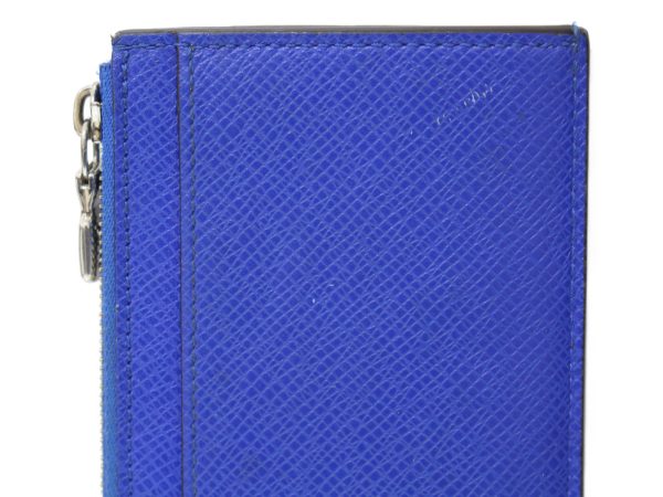 imgrc0092680763 Louis Vuitton Taiga Coin Card Case Blue Leather