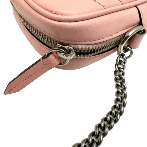 imgrc0092785024 GUCCI GG Marmont Shoulder Bag Heart Pink