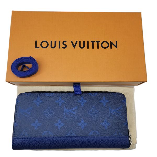 imgrc0092795619 LOUIS VUITTON Zippy Wallet Vertical Long Wallet Taigarama Blue