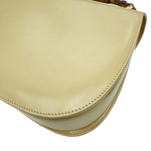 imgrc0092855860 GUCCI Bamboo 2Way Shoulder Leather Beige