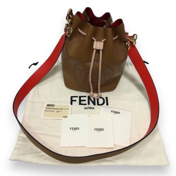 imgrc0092879212 Fendi Montresor 2WAY Bag Brown Leather