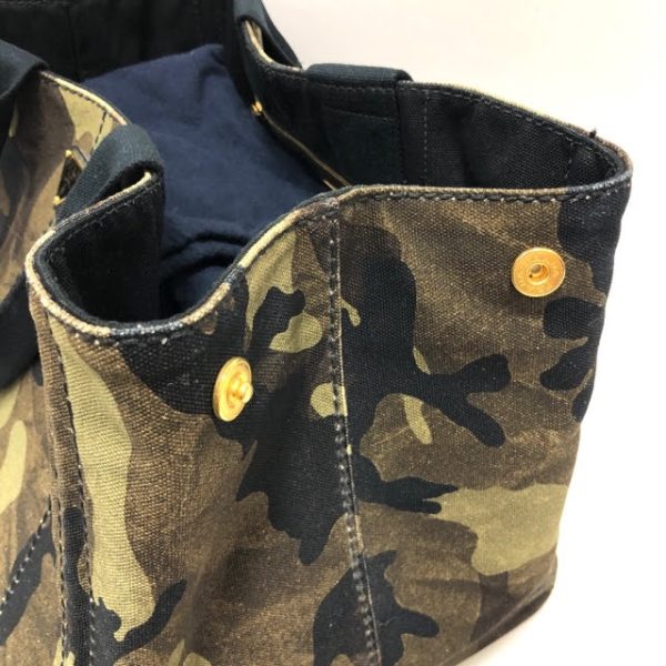 imgrc0092980667 Prada Canapa Canvas Tote Bag Camouflage Khaki