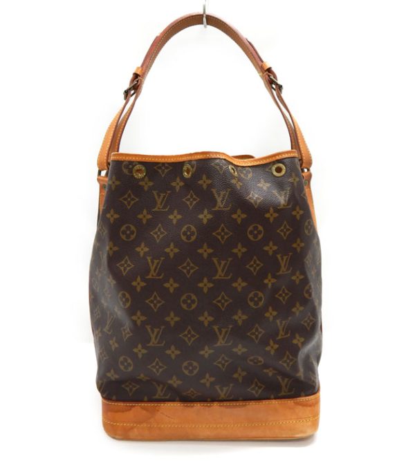 imgrc0093033872 Louis Vuitton Monogram Noe Drawstring Shoulder Bag Canvas Brown