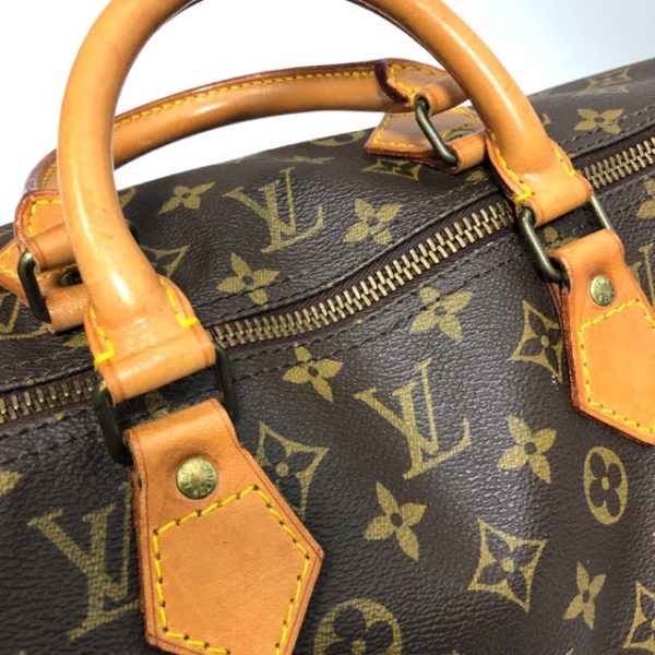 imgrc0093040495 Louis Vuitton Monogram Speedy 40 Mini Boston Bag Canvas Brown