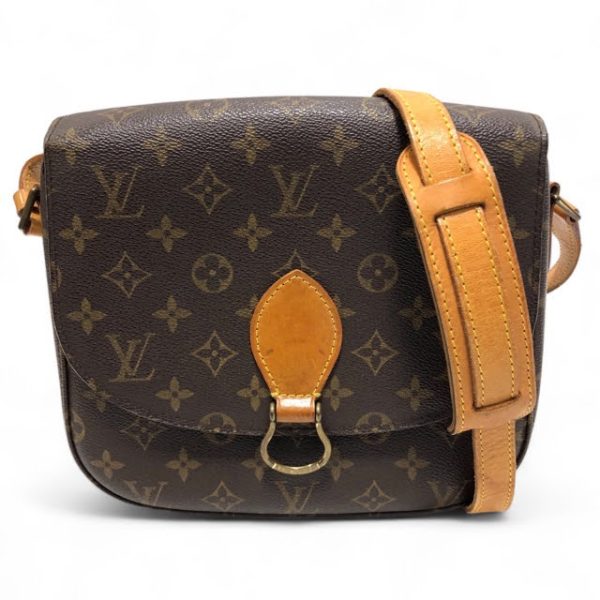 imgrc0093040891 Louis Vuitton Monogram Saint Cloud Shoulder Bag Canvas Brown