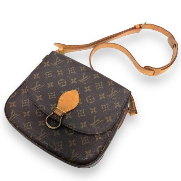 imgrc0093040892 Louis Vuitton Monogram Saint Cloud Shoulder Bag Canvas Brown