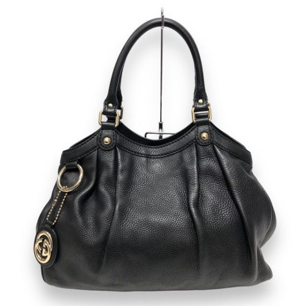 imgrc0093059638 Gucci Leather Handbag Sookie Black