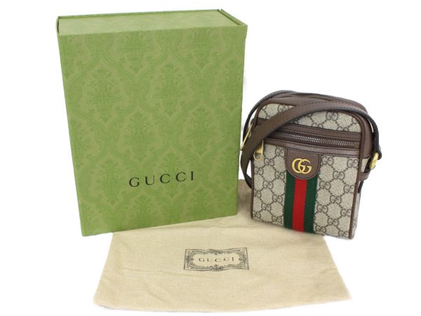 imgrc0093137905 Gucci Ophidia GG Shoulder Bag Supreme Beige Brown