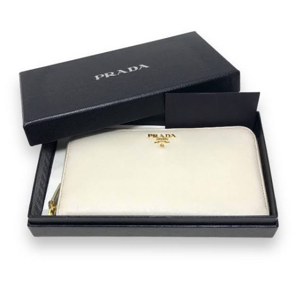 imgrc0093207852 Prada Saffiano Round Zipper Wallet