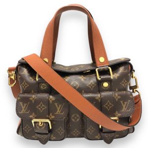 imgrc0093240352 Louis Vuitton Reporter GM Shoulder Bag Monogram Canvas Brown