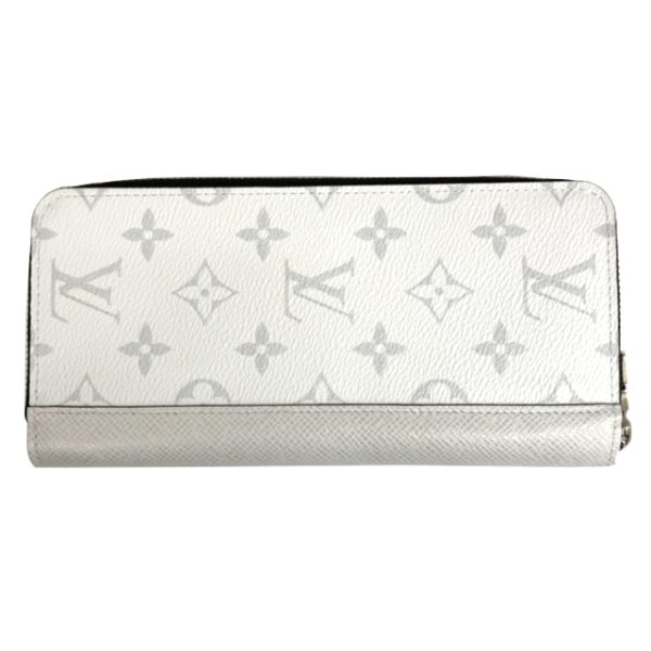 created by Background Eraser LOUIS VUITTON Zippy Wallet Vertical Monogram Taigarama White