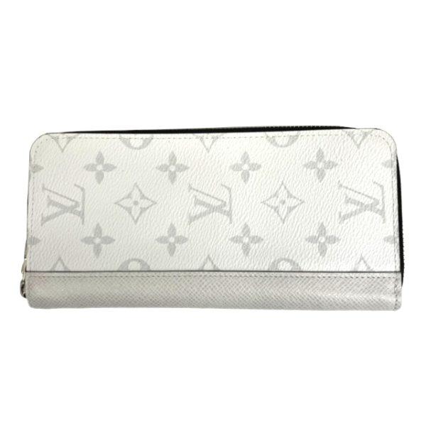 created by Background Eraser LOUIS VUITTON Zippy Wallet Vertical Monogram Taigarama White