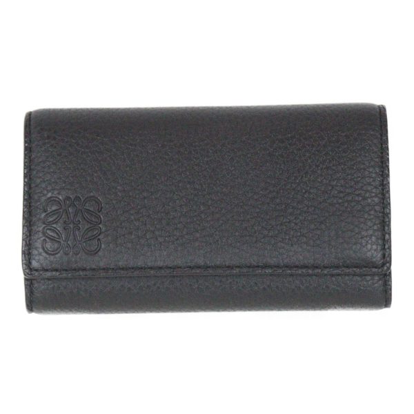 imgrc0093443554 Loewe 6 Key Case Leather Black