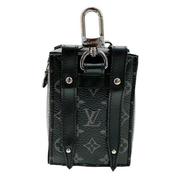 created by Background Eraser LOUIS VUITTON Portocle Backpack Trunk Monogram Eclipse