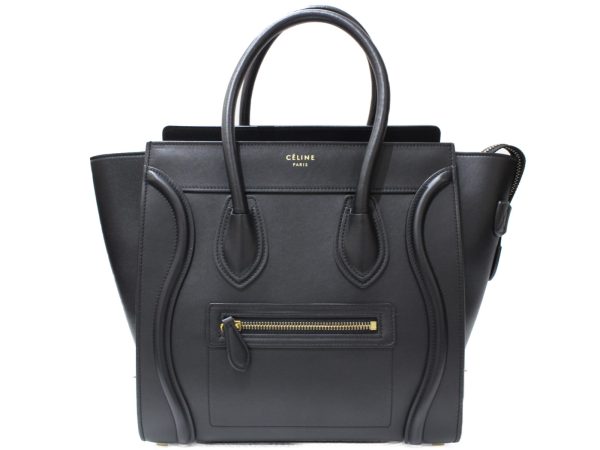 imgrc0093702928 Celine Luggage Micro Shopper Smooth Calf Black