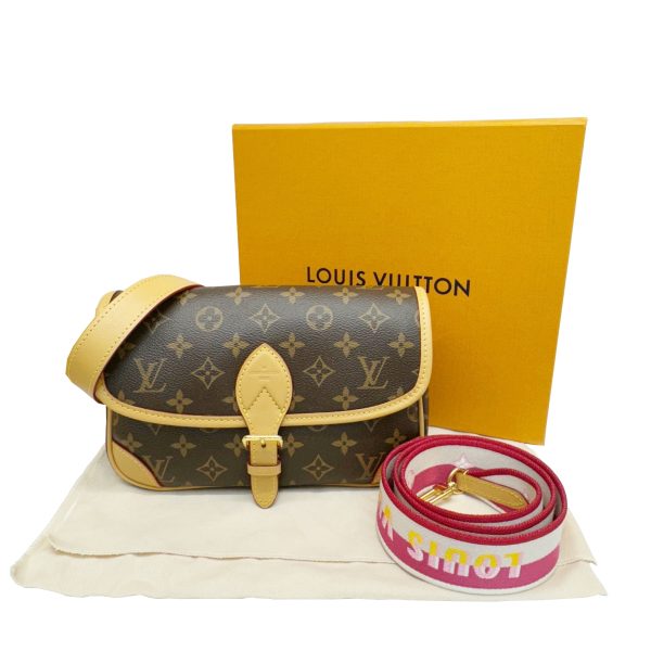 imgrc0093859506 LOUIS VUITTON Diane NM PM Shoulder Bag Monogram Fuchsia Pink