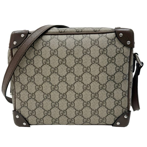 imgrc0093965205 GUCCI GG Supreme Shoulder Bag Canvas Beige Brown